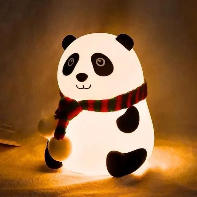 Silicone Panda Lamp – Cute, Touch-Activated LED Night Light for Kids everpicks