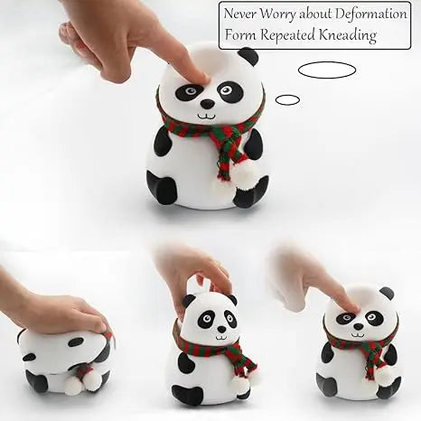 Silicone Panda Lamp – Cute, Touch-Activated LED Night Light for Kids everpicks